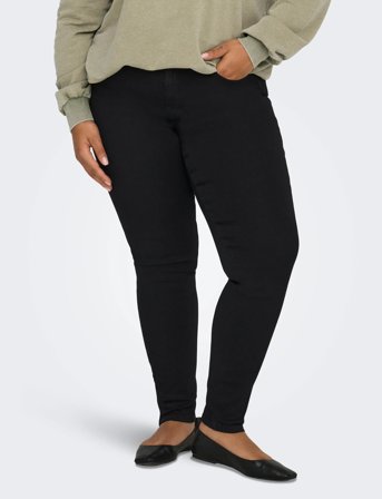 ONLY Carmakoma Carkarla Life Reg Sk Ank Zip Dnm - Black - 54