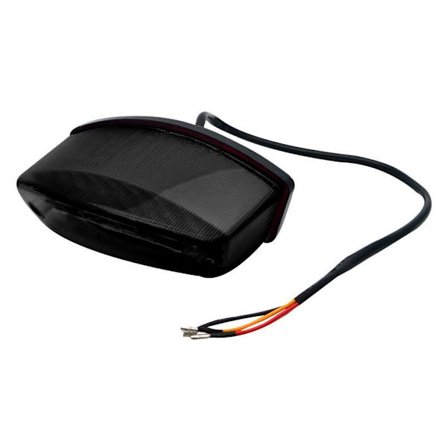 Universal Motorcykel registreringsskylt LED-ljus 12V Minilampa Motorcykelbromsljus