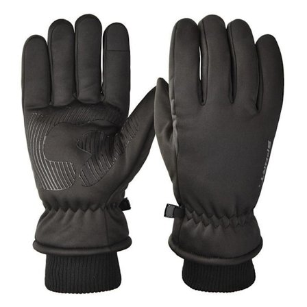 Vindafvisende skihandsker med fløjlsforet og varme handsker