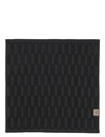 Geo Fingertip Towel, 3Pack Home Textiles Bathroom Textiles Towels & Bath Towels Face Towels Musta Mette Ditmer