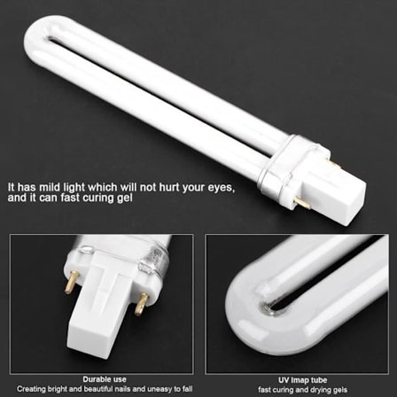 4 stk./sett LED UV LED, UV LED-rør 9W maskin