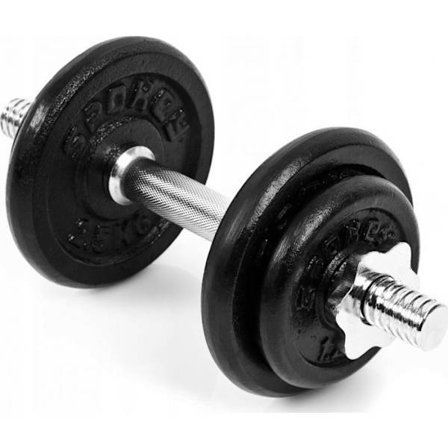 Stång - hantel - vikt Spokey Hantel i gjutjärn Egir 1 x 10 kg