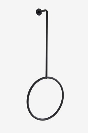 Jotex - Håndklehenger - Stor Black mdf / metall - ALVIK - Kjøp Baderomstilbehør hos Jotex