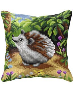 Broderikit Pude Pindsvin - Orchidea