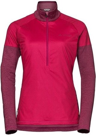 Vaude W's Bormio Halfzip II Red