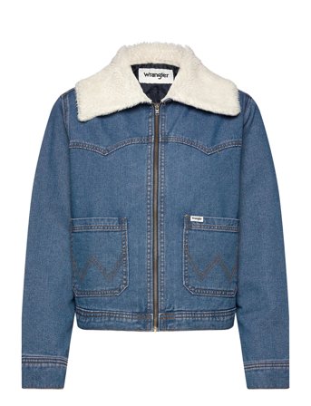 Sherpa Lined Jacket Blue Wrangler