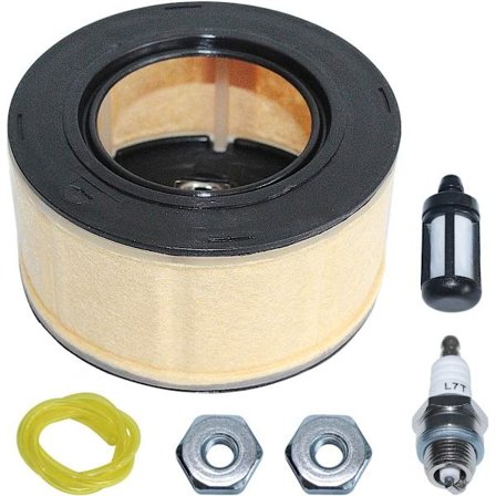 1141 120 1600 Luftfilter Drivstoff Bar Mutter Kit Kompatibel med Stihl MS251 MS261 MS271 MS291 MS311 MS381 MS391 Motorsag Deler med Drivstoffilter.