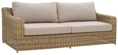Brafab Glendon Soffa 2,5-sits Rustic/Beige, Utemöbler