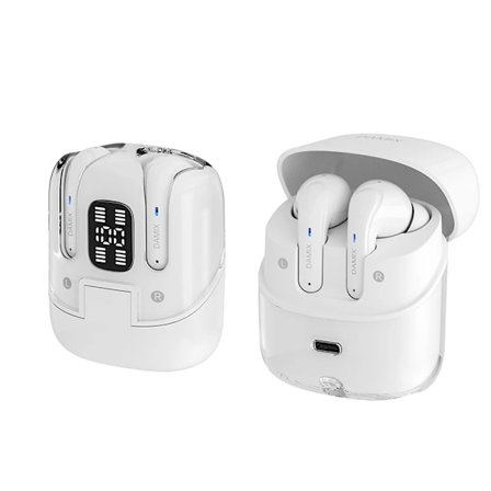 True Wireless Bluetooth Hörlurar Dx16 Aktiv Brusreducering TWS Vit