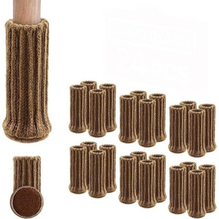 Stolsbensstrumpor 24 st möbelstrumpor Stolskydd för ben