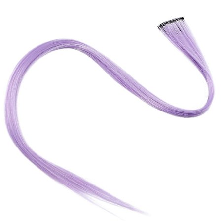 Hårförlängning Clip-in Färgad Syntetisk Slinga Hårförlängningar för Flickor - Lila