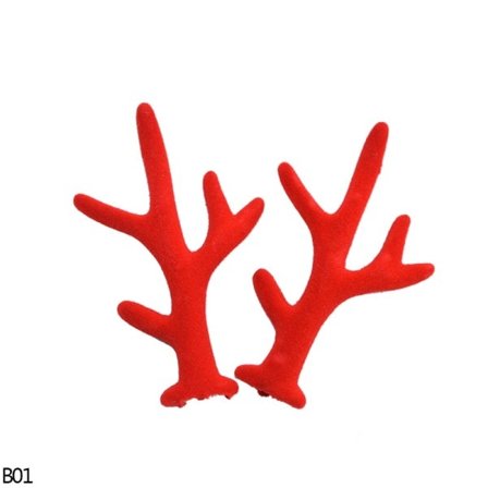 Rød Gevir Hovedbeklædning Hjorte Horn Træ Grene Gør det selv Pandebånd Tilbehør Gør det selv Julegave
