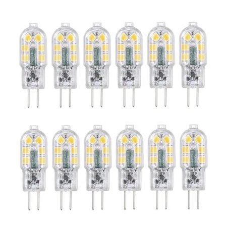 Tomshine G4 LED-lampor 12-pack varmvit