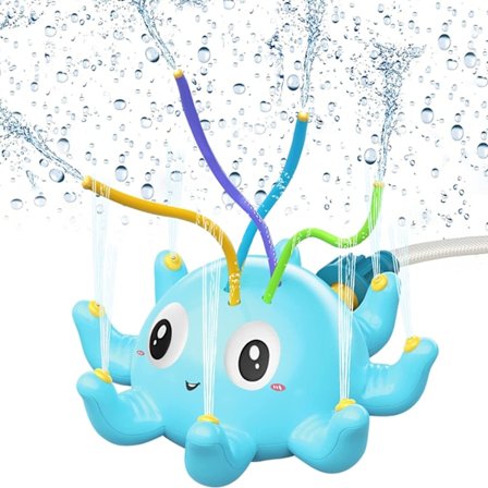 Utomhus vatten bläckfisk leksaker Automatisk vattenspray liten bläckfisk utomhusleksaker