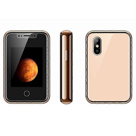 8XR 1,77-tommers Mini Mobiltelefon Dual SIM Dual Standby Berøringsskjerm Mobiltelefon