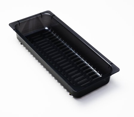 Intra RB-FR-BLACK Rensskål rökfärgad, 170 x 393 x 65 mm, Matlagning & grillar