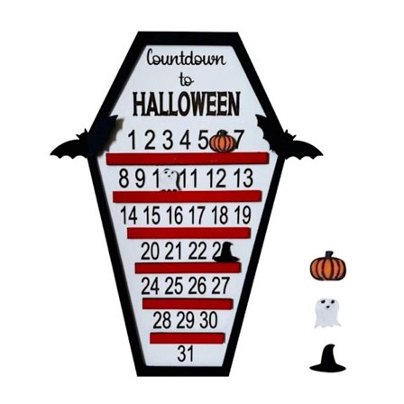 Halloween Nedtelling Kalender Adventskalender 1 1