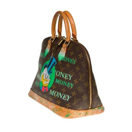 Louis Vuitton Vintage, Pre-owned Leather louis-vuitton-bags Bruin, unisex, Maat:ONE Size