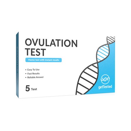 Selvtest GetTested Ægløsningstest 5-pack Hurtigtest - Bodyman.dk