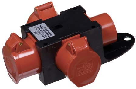 Sagab 516-11 IEC-adapter, Stikkontakter & kabler