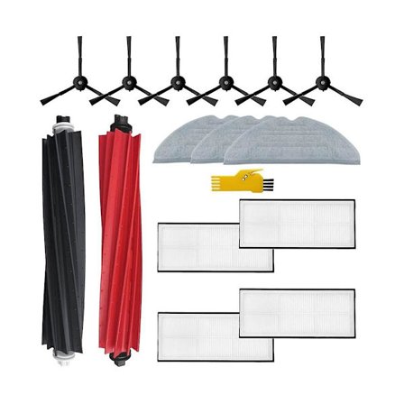 Tillbehörssats för dammsugarrobot S8 Pro Ultra, 1 set rullborstar, filter