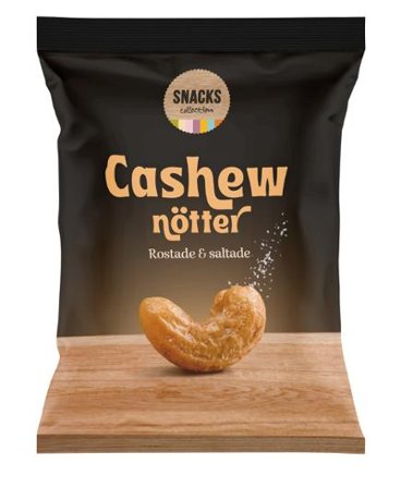 SNACKS Nötter Cashew rost/salt 275g - Lyreco - Kök och servering - Ätbart - Bars och nötter