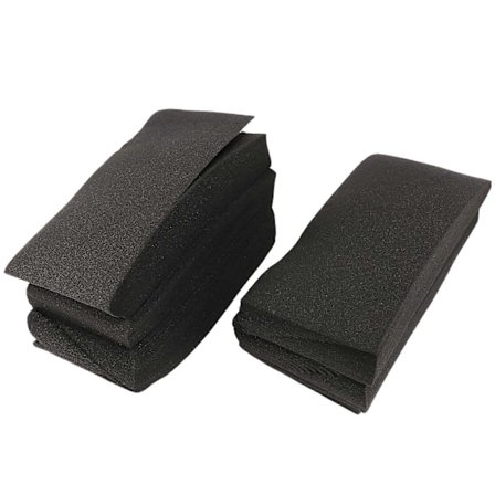 12 stk. Lydabsorberende skumplater, bassfelle kileformet murstein, lydabsorberende skum lydisolering