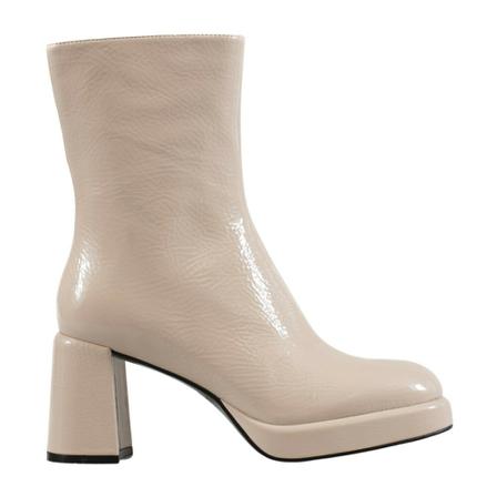 Jeannot Laarzen , Beige , Dames , Maat: 36 EU Enkellaarsjes
