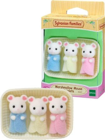 Sylvanian Families Marshmallow Musetrillinger 3stk