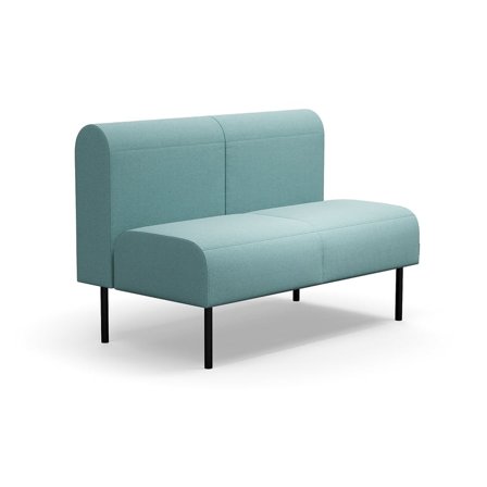 Modulsoffa VARIETY, 2-sits, tyg Pod CS, turkos