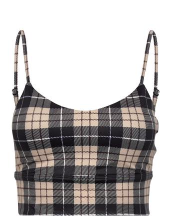 Check Me Out V Strap Bra Patterned AIM'N