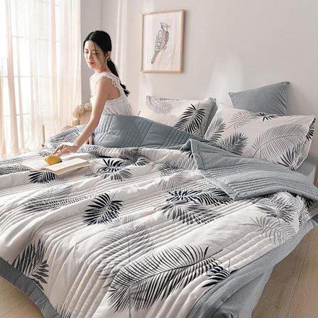 200X230cm Sommerdyne, Kjølig Sommerteppe, Lett og Tynt Sommerteppe