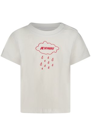 K-way T-shirt Maniche Corte Bambino Bianco