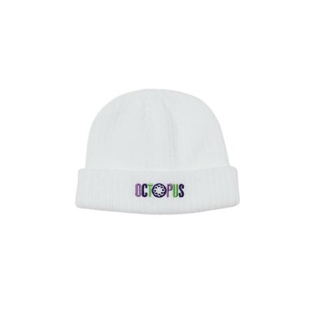 Octopus, Letterz Beanie Wit, Heren, Maat:ONE Size