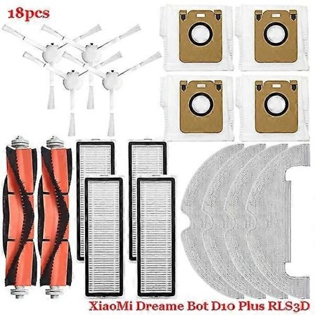 Reservedele til Xiaomi Dreame Bot D10 Plus Rls3d Robotstøvsuger