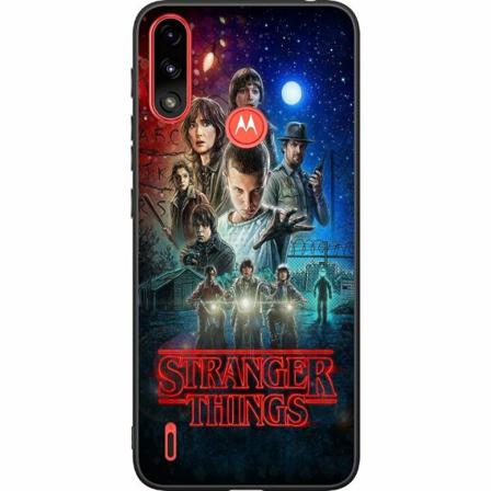 Motorola Moto E7 Power Svart Skal Stranger Things