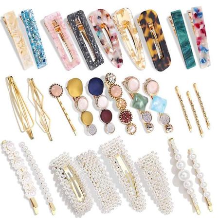 Pärl Hårklämmor, 28 St Pärl Hårspännen Akryl Resin Söta Handgjorda Bobby Pins Hårnål Huvudbonader Hårtillbehör Huvudbonader För Kvinnor Och Flickor