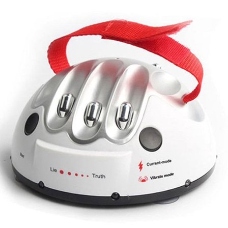 Polygraf Test Knepig Lögndetektor Chockerande Lögnare Rolig Justerbar Vuxen Micro-Truth Party Spelkonsoler Leksak