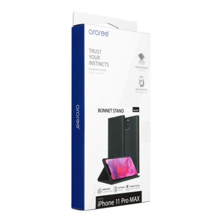 Araree Bonnet Plånboksfodral Till Iphone 11 Pro Max Svart
