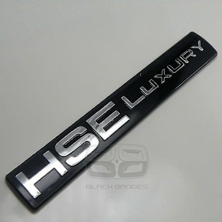 Svart krom Hse lyx bakre baklucka emblem Land Rover Discovery 3 4