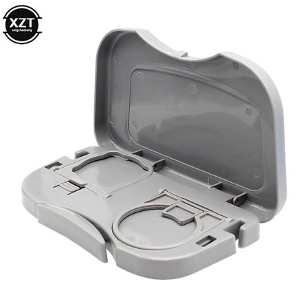 Bil Fällbart Bord Dryckeshållare Box+kopp Baksäte Bord Dryckeshållare Ställ Skrivbord Bil Styling Organizer Box| |