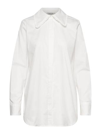 Godrick Shirt Langærmet Skjorte Hvid Modström
