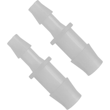 {PL}2 stk. Plastslangenippelreduserere, 3/8" til 1/4" Koblingsskjøt