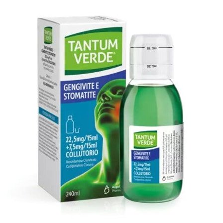 Tantum Verde Bocca Collutorio 240ml 22,5+7,5mg
