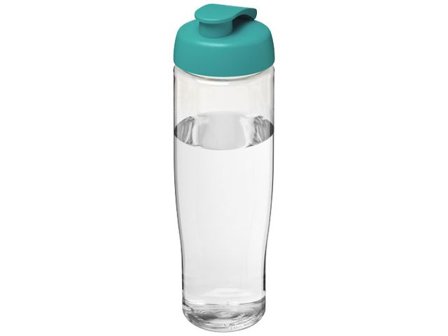 Vattenflaska fliplock klar/aqua 700ml - Lyreco - Profilsortiment - Sport och fritid - Sportflaskor