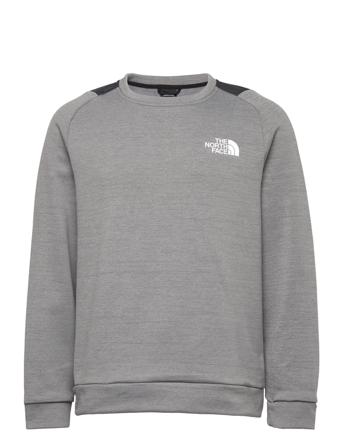 M Ma Crew Fleece Sweat-shirt Genser Grå The North Face
