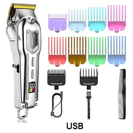 Hair Clipper Hair Trimmer Beard Trimmer Hair Cutter Hair Cutting Kit For Men Cordless Usb Rechargeable