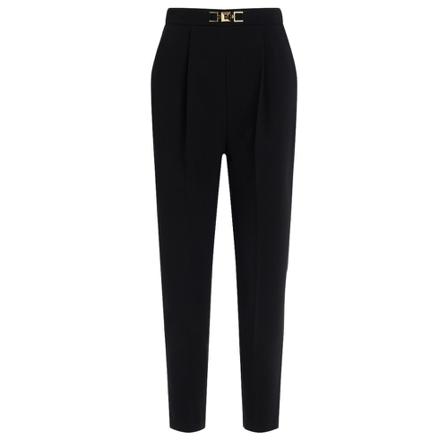 Elisabetta Franchi - Kostymbyxor - Svart - Dam - Storlek: Xs, Dam, Storlek: XS