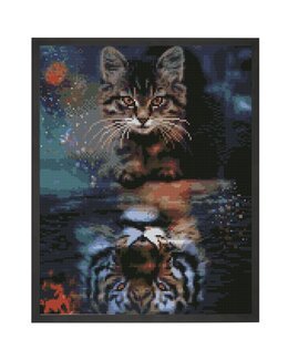 Diamond painting reflektion
