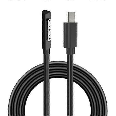 PD 65W Snabbladdningskabel för Microsoft Surface RT/Surface Pro 1 2, Magnetisk Type-C Kabel Power SZRH A-G 1535